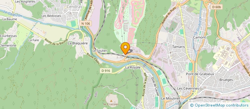 localisation de l'entreprise POLE EVENTS  SAINT-MARTIN-DE-VALGALGUES