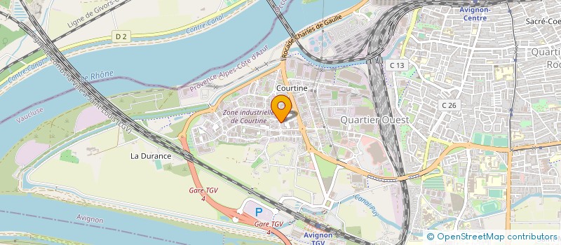 localisation de l'entreprise POLE EXPERTISE BATIMENT à AVIGNON