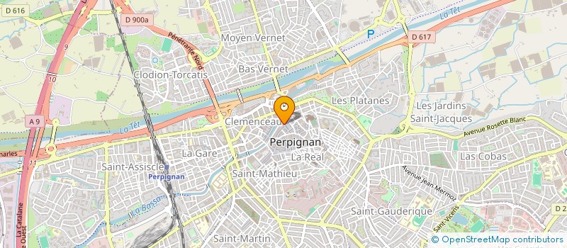 localisation de l'entreprise POLE EXTRA  PERPIGNAN