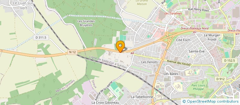 localisation de l'entreprise POLE FINANCEMENT ROMAIN BLANCHARD à DREUX