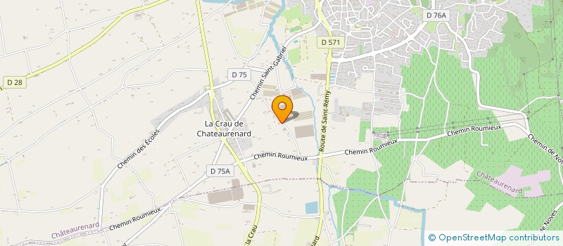 localisation de l'entreprise POLE FORMATION ACADEMY à CHATEAURENARD
