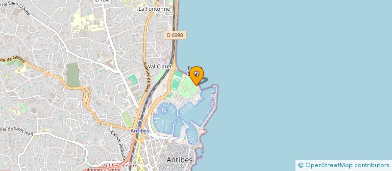 localisation de l'entreprise POLE FRANCE TRAMPOLINE AEROSPORT ANTIBES à ANTIBES