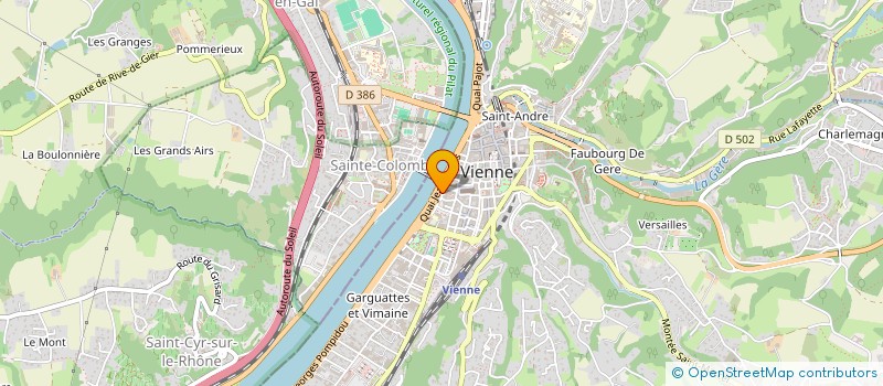 localisation de l'entreprise POLE GAMES  VIENNE
