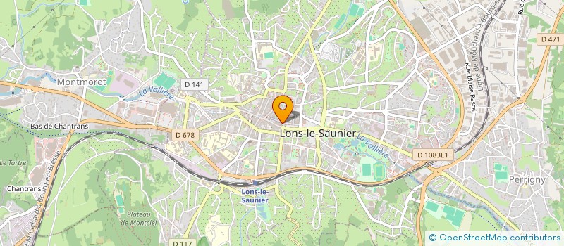 localisation de l'entreprise POLE GRANDS PREDATEURS à LONS LE SAUNIER