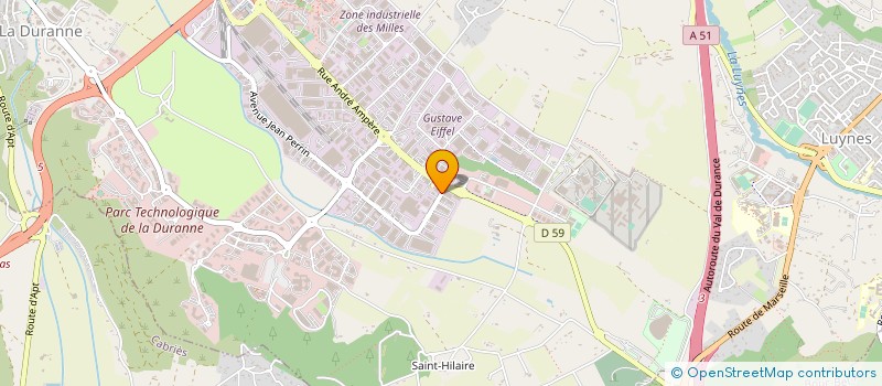 localisation de l'entreprise POLE HABITAT à AIX-EN-PROVENCE