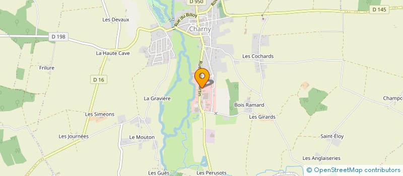 localisation de l'entreprise POLE HABITAT CONFORT à CHARNY OREE DE PUISAYE