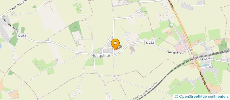 localisation de l'entreprise POLE HABITAT RENOVATION  HOUQUETOT