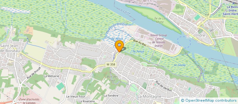 localisation de l'entreprise POLE HISTORIQUE D'INDRET  LA MONTAGNE