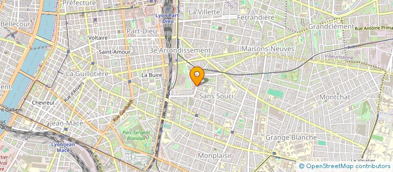 localisation de l'entreprise POLE IAD LYON  LYON