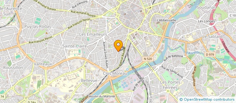 localisation de l'entreprise POLE'ID à LIMOGES