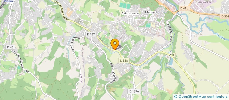 localisation de l'entreprise POLE IMMOBILIER  JARDIN