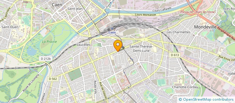 localisation de l'entreprise POLE IMMOBILIER à CAEN