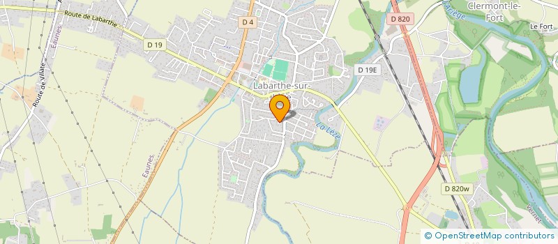 localisation de l'entreprise POLE-IN à LABARTHE-SUR-LEZE