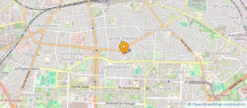 localisation de l'entreprise POLE INCONTINENCES HANDICAP à RENNES