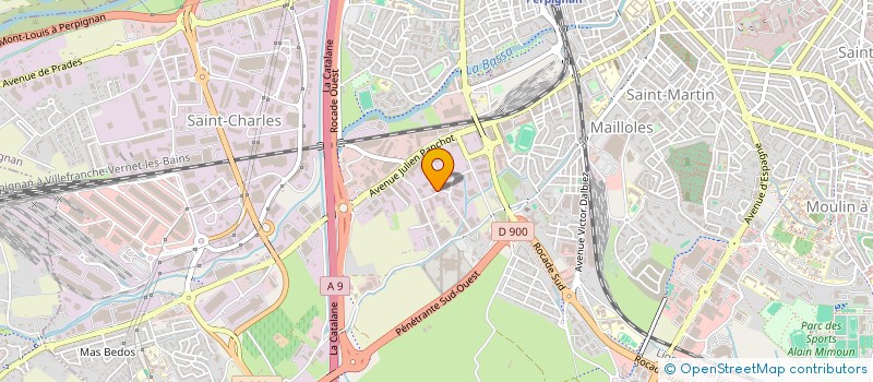 localisation de l'entreprise POLE INOX 66  PERPIGNAN