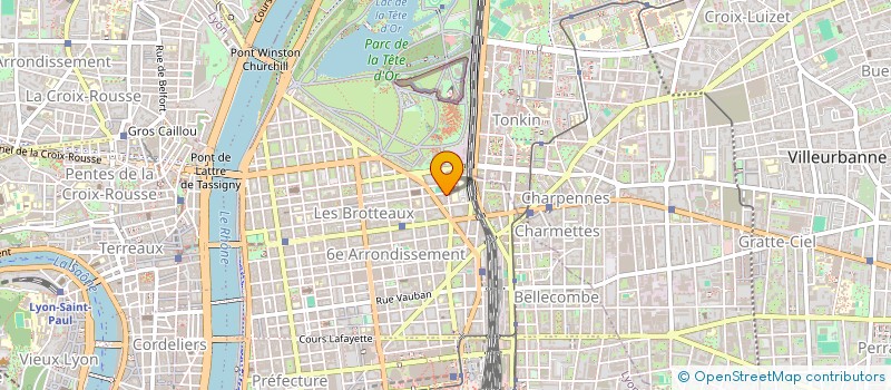 localisation de l'entreprise POLE INT POUR LA RECHERCHE DE PRESSE à LYON