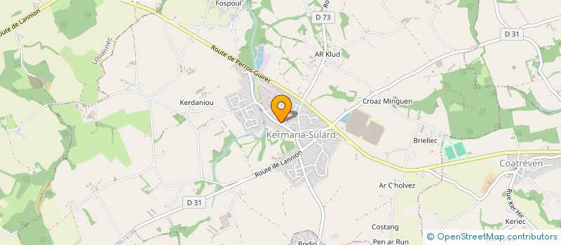 localisation de l'entreprise POLE-JEUNES DE KERMARIA-SULARD à KERMARIA-SULARD