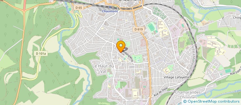 localisation de l'entreprise POLE JEUNESSE 52 à CHAUMONT