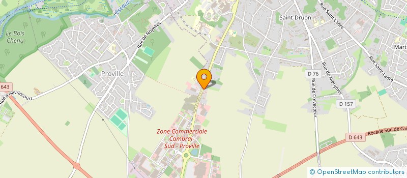 localisation de l'entreprise POLE LAON à CAMBRAI