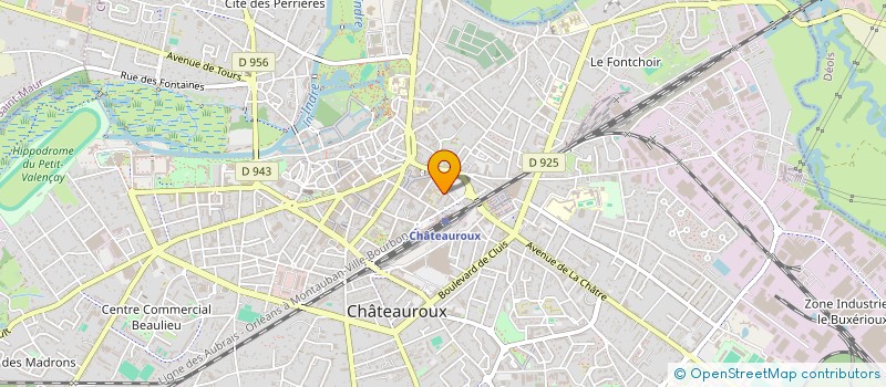 localisation de l'entreprise POLE LOCAL ECONOMIE SOLIDAIRE à CHATEAUROUX