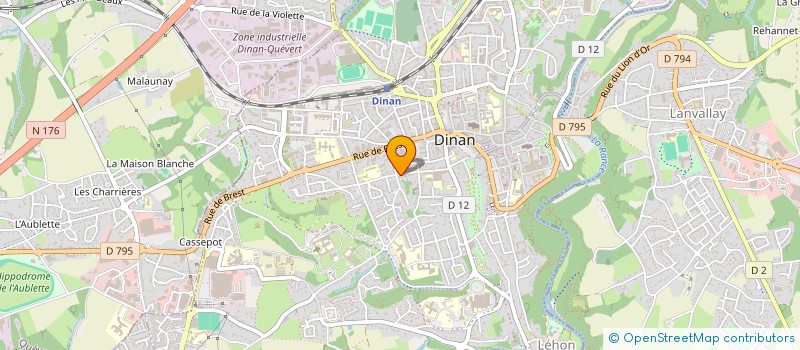 localisation de l'entreprise POLE MAINTENANCE  DINAN