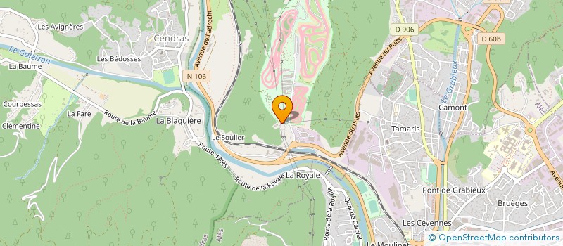 localisation de l'entreprise POLE MECANIQUE DEVELOPPEMENT  SAINT-MARTIN-DE-VALGALGUES