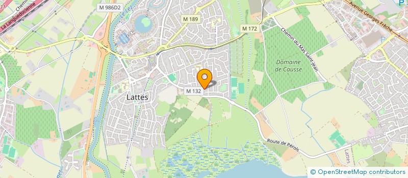 localisation de l'entreprise POLE MED à LATTES