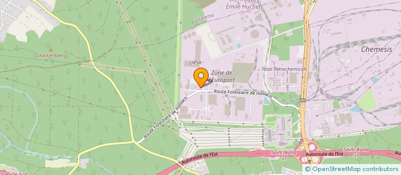 localisation de l'entreprise POLE MEDIA  SAINT-AVOLD