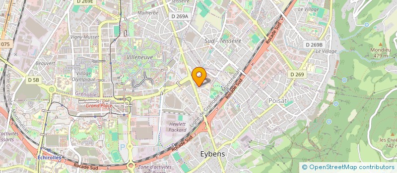 localisation de l'entreprise POLE MENTAL ET PERFORMANCE  EYBENS