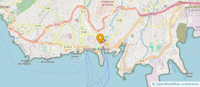 localisation de l'entreprise POLE MER MARTINIQUE à FORT DE FRANCE