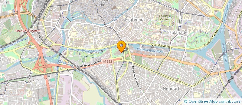 localisation de l'entreprise POLE METROPOLITAIN D'ALSACE à STRASBOURG