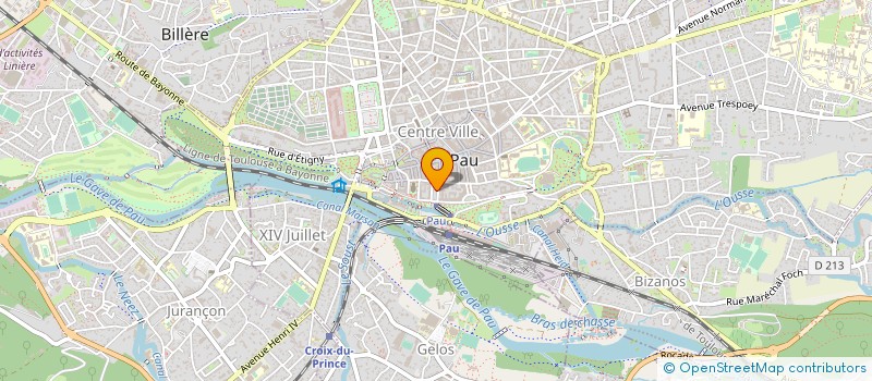 localisation de l'entreprise POLE METROPOLITAIN PAYS DE BEARN à PAU