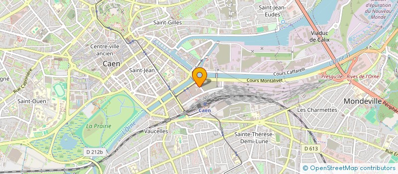 localisation de l'entreprise POLE METROPOLITAIN RESEAU OUEST NORMAND à CAEN