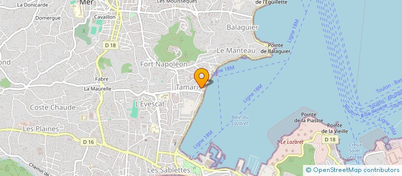 localisation de l'entreprise POLE MINIS MED P2M à LA SEYNE-SUR-MER