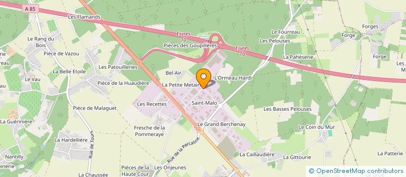 localisation de l'entreprise POLE MULTI SERVICES à ESVRES