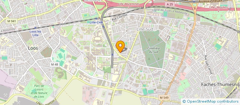 localisation de l'entreprise POLE NORD à LILLE