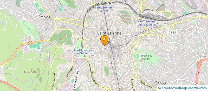 localisation de l'entreprise POLE NORD à SAINT-ETIENNE