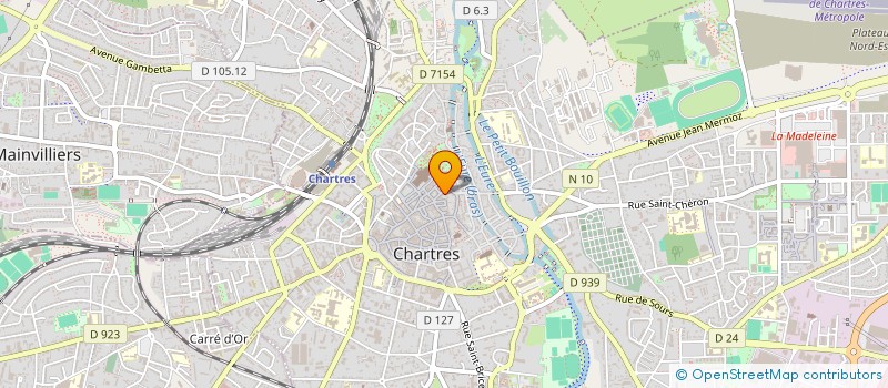 localisation de l'entreprise POLE OPHTALMO à CHARTRES