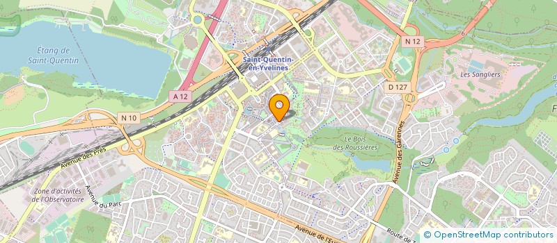 localisation de l'entreprise POLE OPHTALMOLOGIQUE  MONTIGNY-LE-BRETONNEUX