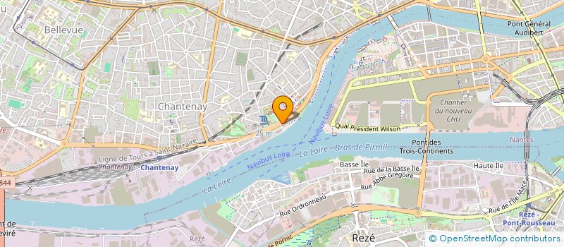 localisation de l'entreprise POLE OUEST à NANTES