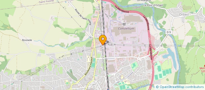 localisation de l'entreprise POLE PARAMEDICAL D'ISSOIRE  ISSOIRE