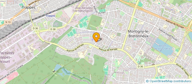 localisation de l'entreprise POLE PERINATAL DE SAINT QUENTIN EN YVELINES  LE MESNIL-SAINT-DENIS