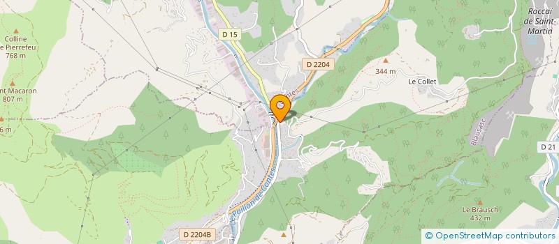 localisation de l'entreprise POLE PERINATALITE  BLAUSASC