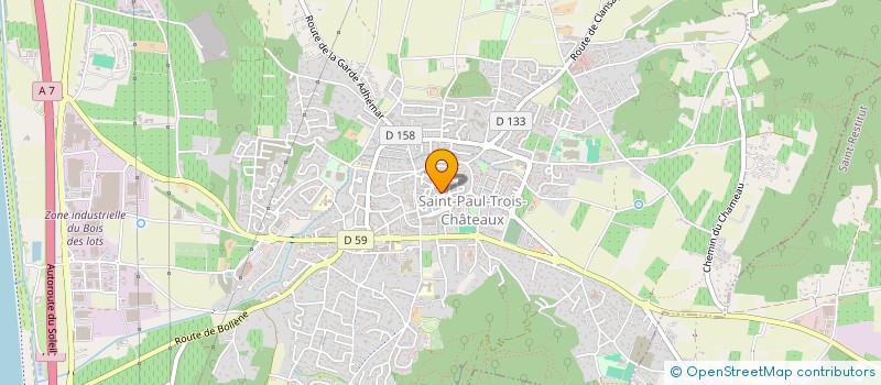 localisation de l'entreprise POLE PHOTO  SAINT-PAUL-TROIS-CHATEAUX