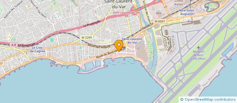 localisation de l'entreprise POLE PLUS à SAINT-LAURENT-DU-VAR