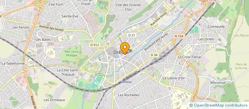 localisation de l'entreprise POLE POSITION 28 à DREUX