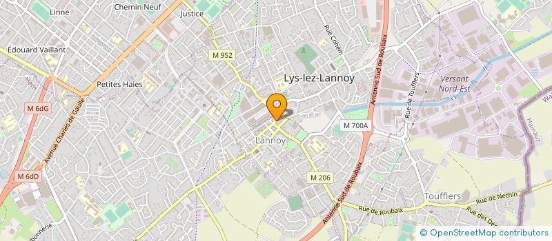 localisation de l'entreprise POLE POSITION à LANNOY