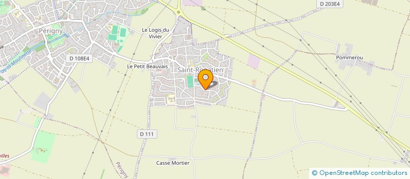 localisation de l'entreprise POLE POSITION  SAINT-ROGATIEN