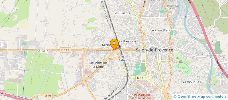 localisation de l'entreprise POLE POSITION à SALON-DE-PROVENCE