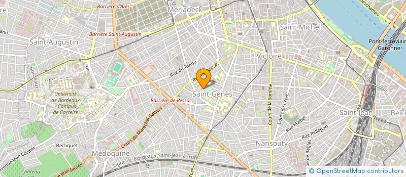 localisation de l'entreprise POLE POSITION  BORDEAUX